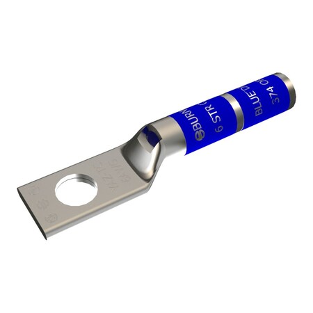Burndy Cu Tubing Hylug (One Hole Code), 1 Hole with Inspection Window, #6 AWG YAZ6CTC12